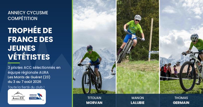 3 pilotes ACC dans la selection AURA