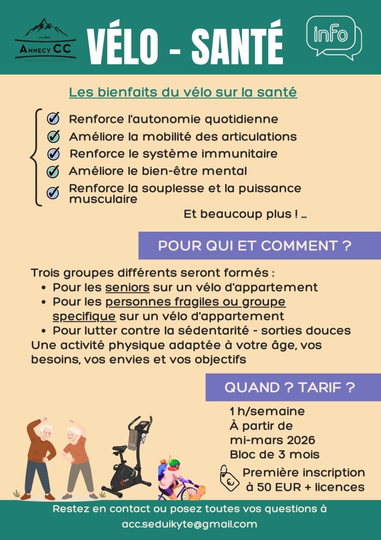 Vélo Santé proposé par Eglé